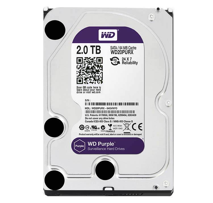 2TB Surveillance Purple 